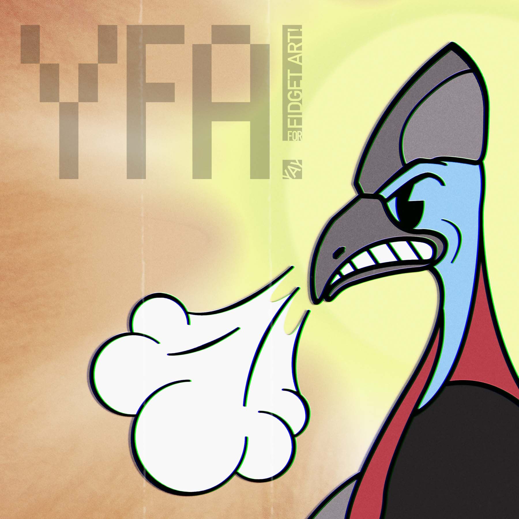 Cassowary Retro Closeup